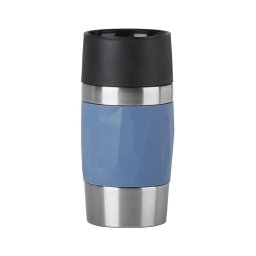 Tefal - Caneca térmica 300 ml COMPACT MUG aço inoxidável/azul