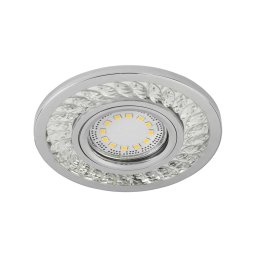 Foco de encastrar LED EYE 1xGU10/50W + LED/3W/230V