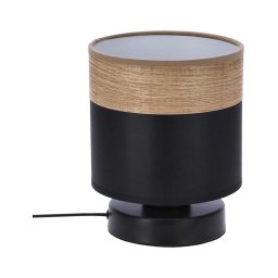 Candeeiro de mesa PORTO 1xE27/60W/230V preto/castanho