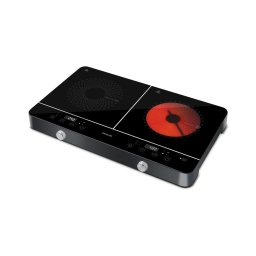 Sencor - Placa de indução de duas zonas com ecrã LCD 3400W/230V