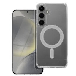 Capa Mag transparente compatível com MagSafe para Samsung S24 Plus