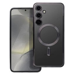 Capa Electro Mag compatível com MagSafe para Samsung S24 preta