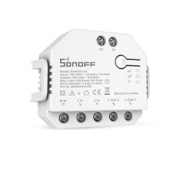 Sonoff DUAL R3 Lite Interruptor Inteligente Wi-Fi de Relé Duplo c/ controlo de estores