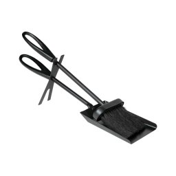 Ferramentas para a lareira 3 pçs preto