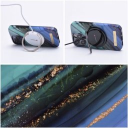 Capa Iphone 15 Pro Max FORCELL F-PROTECT Mirage Case com Magsafe Jade Marble