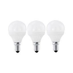Eglo 10698 - CONJUNTO 3x Lâmpada LED E14/4W/230V 320lm 3000K