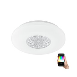 Eglo 9682 - Luminária de teto LED RGB dimável CAPASSO-C LED/17W/230V
