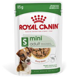 48x85g molho Mini Adult Royal Canin comida húmida cães