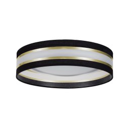 Candeeiro de tecto LED CORAL GOLD LED/24W/230V preto/dourado
