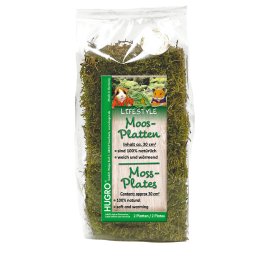 aprox. 30cm, 2 placas de musgo Hugro para pequenos animais