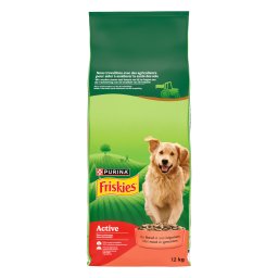 2x12kg vaca Friskies Adult Active Purina ração cão