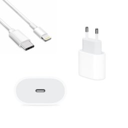 Carregador Original Apple 20W USB-C A2244 MHJ83ZM/A c/ cabo original tipo C