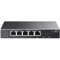 Switch TP-Link TL-SG1005P-PD 5 Portas Gigabit PoE+ 1 Porta PoE++ 4 Portas PoE+ Out