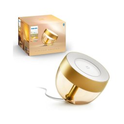 Philips - Candeeiro de mesa LED RGB com regulação Hue IRIS LED/10W/230V dourado