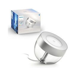 Philips - Candeeiro de mesa LED RGB com regulação Hue IRIS LED/10W/230V prateado