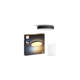 Philips - Candeeiro de teto LED dimmerizável Hue ENRAVE XL LED/48W/230V preto + comando remoto
