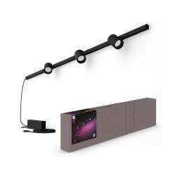 Philips- CONJUNTO 3x Iluminação para sistema de carril LED RGB com regulação Hue LED RGB/15,6W/230V