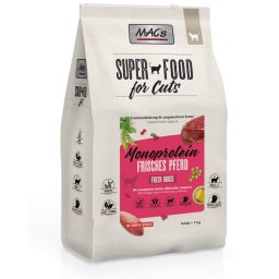 2x7kg cavalo Adult Monoprotein MAC's Superfood ração para gatos