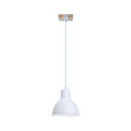 Candelabro suspenso 1xE27/40W/230V branco