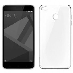 Capa de silicone transparente para Xiaomi Redmi 4X