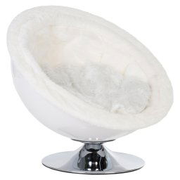 Retro Pet Nest White Sofá para cães e gatos Diâmetro 60 cm