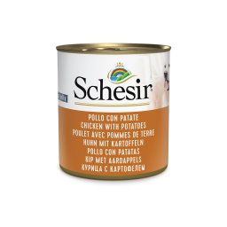 6x285g frango com batatas latas Schesir comida húmida cães