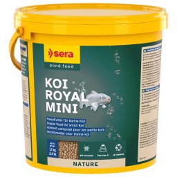 2x3800ml granulado mini Koi Royal Sera alimento para peixes