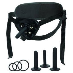 Kit de Strap-on com 3 Dildos para Pegging em Silicone