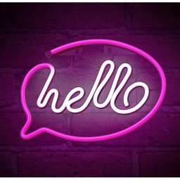LED Neon Hello Rosa/Branco FLNE15 Forever Light