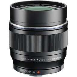 OM SYSTEM 75mm f/1.8 MSC ED Micro 4/3 Preta