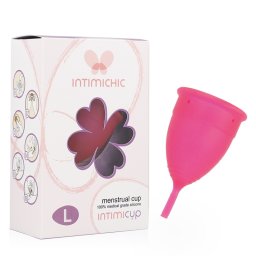 Intimichic - copo menstrual grau médico silicone - tamanho L