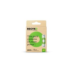 Pilhas GP ReCyko AA 2600mAh 1.2V Recarregaveis (Pack 2)