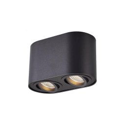 Zuma Line ACGU10-191-N - Spot RONDOO 2xGU10/50W/230V preto