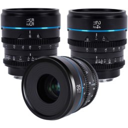 SIRUI Nightwalker Kit 3 Objectivas 24/35/55mm T1.2 S35 Cine Sony E