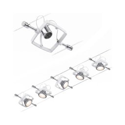 Paulmann 94134 - Conjunto 5x GU5,3/10W, sistema de cabos completo MAC 230V, branco