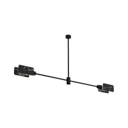 Candelabro suspenso ASTRA 2xE27/60W/230V preto