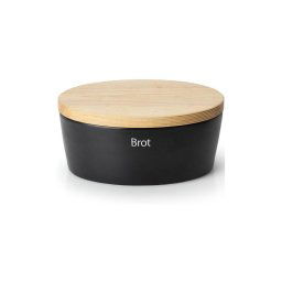 Continenta C3730 - Caixa de pão 13,5x30 cm preto/ bege