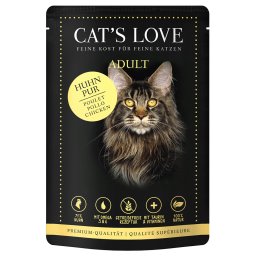 12x85g frango Cat's Love comida húmida para gatos