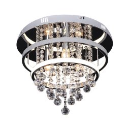 Rabalux 2237 - Candelabro integrado de cristal PALLAS LED/32W/230V + 3xE14/40W