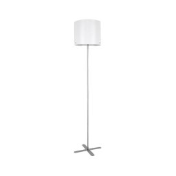 Rabalux 74012 - Lâmpada de pé IZANDER 1xE27/40W/230V branco/prata