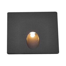 Rabalux 71169 - Iluminação para escadas exteriores LED BOVEN LED/3W/230V IP54 preto