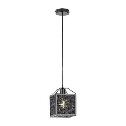 Rabalux 72217 - Candeeiro suspenso SAMILO 1xE27/40W/230V preto