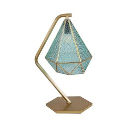 Rabalux 74200 - Candeeiro de mesa NORAH 1xE14/40W/230V dourado/azul