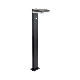 Candeeiro solar LED com sensor LED/2W/3,7V IP54 3000K angular preto