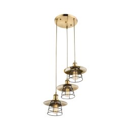 Globo 15086-3H - Candelabro VIEJO 3xE27/60W/230V