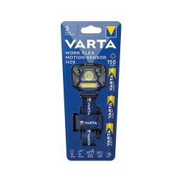 Varta 18648101421 - Lanterna de cabeça LED regulável com sensor WORK FLEX LED/3xAAA IP54