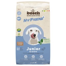 2x12kg Dog Junior & Active My Friend+ ração para cães