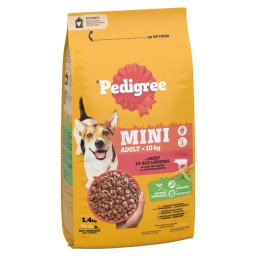 6x1,4kg vaca e legumes Mini Adult <10 kg Pedigree ração para cães