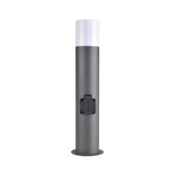 Lâmpada exterior DALLAS 1xE27/12W/230V IP44 com tomada antracite