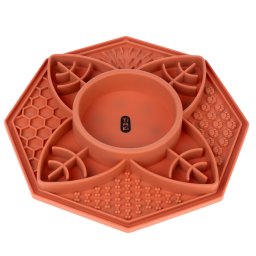 TIAKI Mandala comedouro lento de silicone, para cães - 200 ml